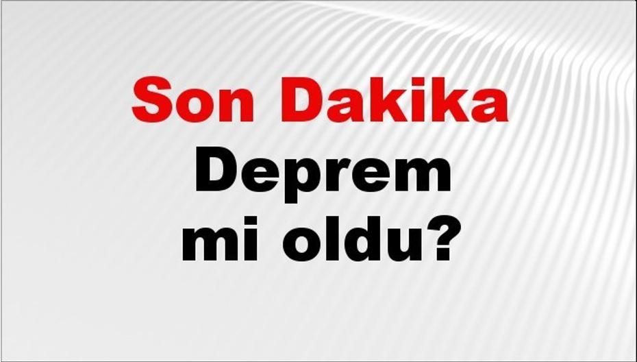 Son dakika Hakkari'de deprem mi oldu? Az önce deprem Hakkari'de nerede oldu? Hakkari deprem Kandilli ve AFAD son depremler listesi 25 Temmuz 2026