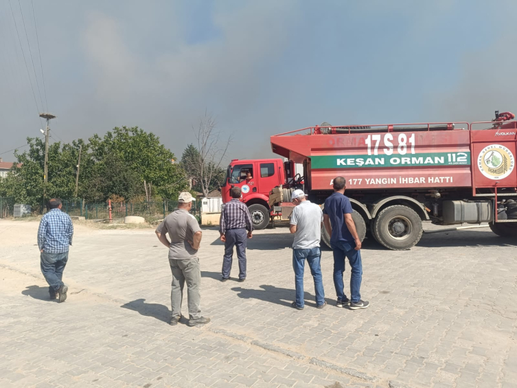 Edrne'de Orman Ateşi