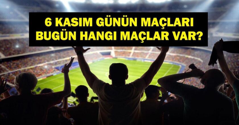 Bugün Hangi Maçlar Var? Fenerbahçe Viktoria Plzen ve Samsunspor Hamrun Spartans Maçları Hangi Kanalda, Saat Kaçta? İşte 6 Kasım Günün Maçları…
