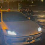 TEM Otoyolu’nda aracını durdurup uykuya yattı