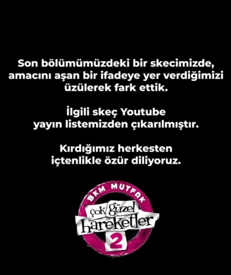 Çok Güzel Hareketler 2 ‘Papaz Olduk’ skecini yayından kaldırdı! Özür dilediler
